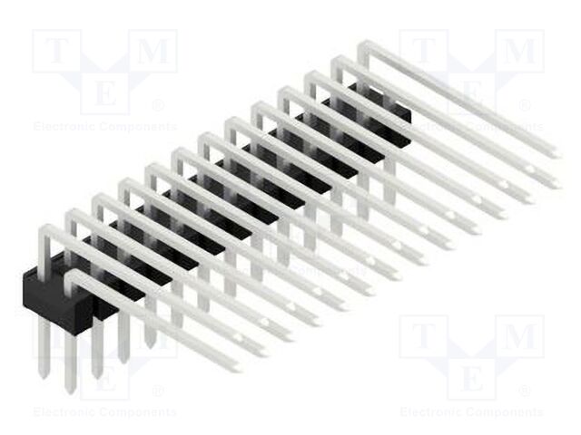 Connector: pin strips; pin header; male; PIN: 26; 2.54mm; THT; 2x13