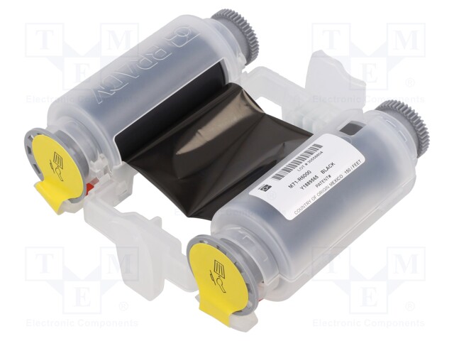 Tape staining; 50mm; 45.72m; black; thermal transfer
