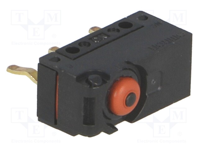 Microswitch SNAP ACTION; without lever; SPDT; 0.1A/125VAC; Pos: 2