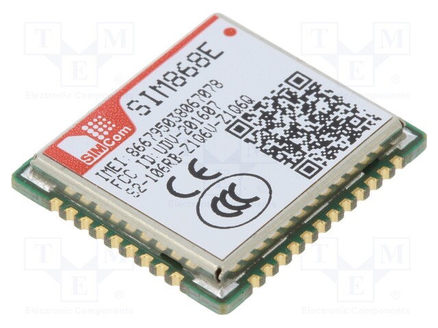 Module: GPRS/GNSS; 115200bps; 2G; 77pad SMT; SMD; GNSS; Bluetooth