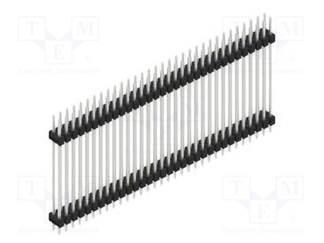 Connector: pin strips; pin header; male; PIN: 64; 2.54mm; THT; 2x32