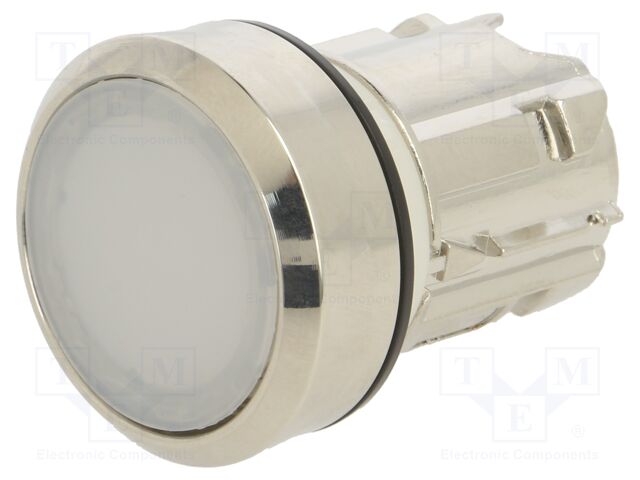 Switch: push-button; Stabl.pos: 2; 22mm; white; IP67; Pos: 2; Ø22mm