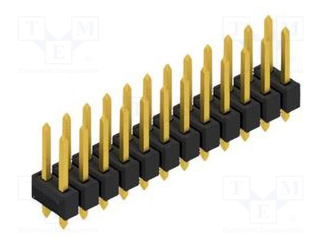 Connector: pin strips; pin header; male; PIN: 24; 2.54mm; THT; 2x12