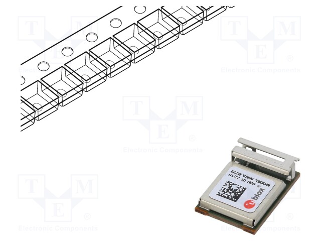 Module: Bluetooth Low Energy; GPIO,UART; SMD; Dim: 10x10.6x2.2mm