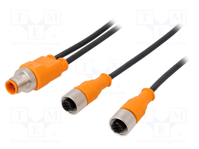 T adapter; M12 male,M12 female x2; A code-DeviceNet / CANopen