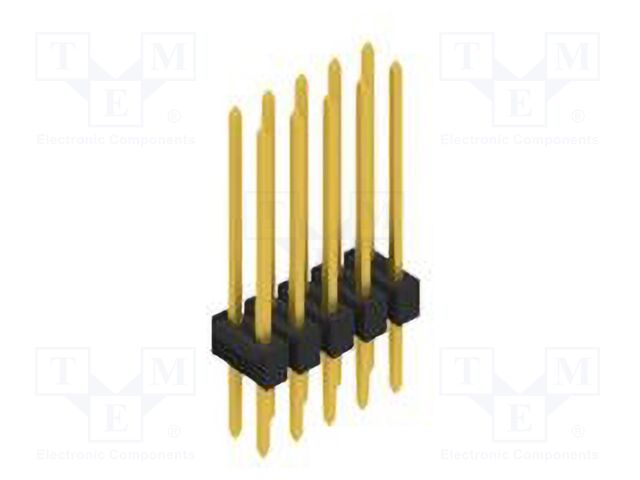 Connector: pin strips; pin header; male; PIN: 10; 2.54mm; THT; 2x5