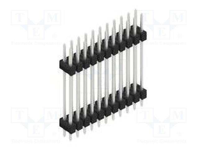 Connector: pin strips; pin header; male; PIN: 22; 2.54mm; THT; 2x11