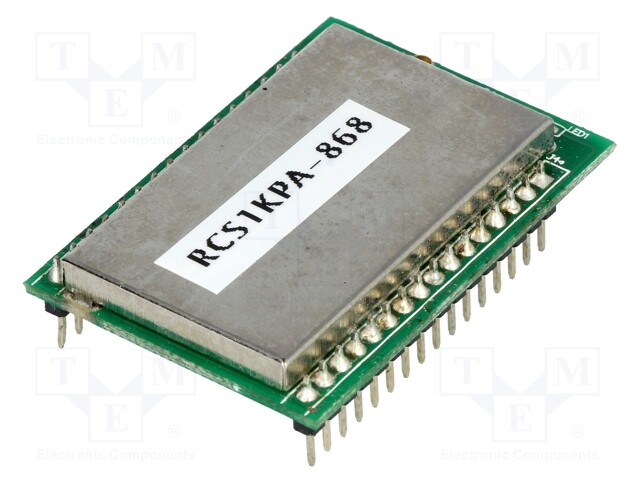 Module: RF; 868÷870MHz; -112dBm; 3÷3.6VDC; 27dBm; 27x39mm