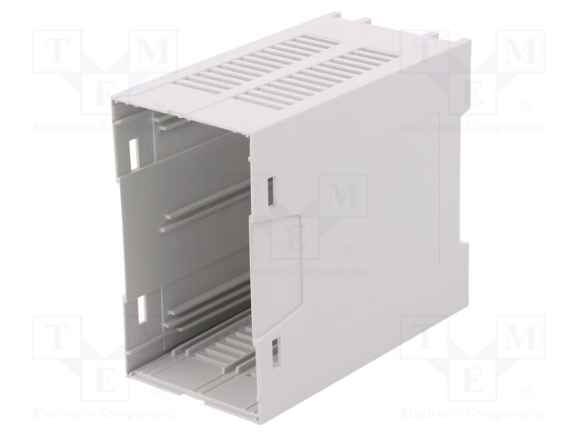 Enclosure: enclosure base; 45mm; ABS; grey; UL94HB; Series: EH 45
