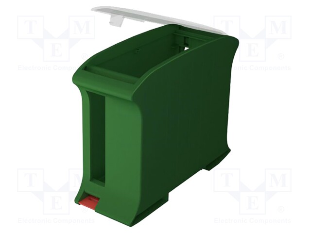 Enclosure: for DIN rail mounting; ABS