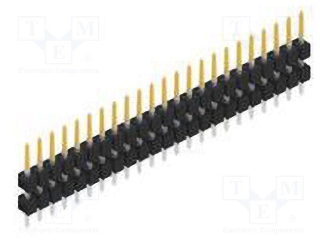 Connector: pin strips; pin header; male; PIN: 23; 2.54mm; THT; 1x23