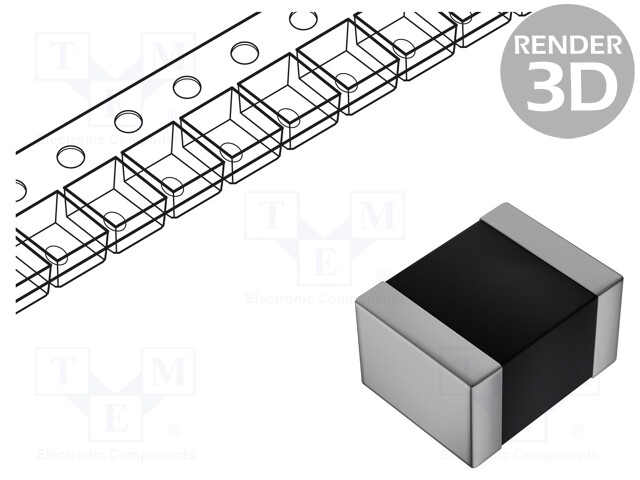 Varistor: multilayer; SMD; 1210; 50VAC; 60VDC; 250A; 83V