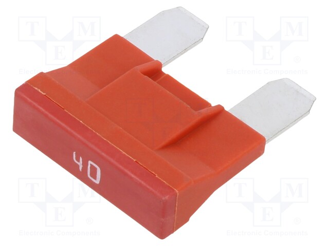 Fuse: fuse; 40A; 58VDC; automotive; 30mm