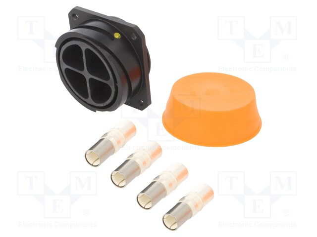 Connector: circular; socket; female; PIN: 4; Buccaneer 9000; IP68