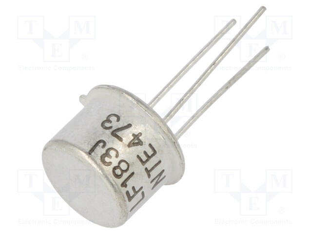 Transistor: NPN; bipolar; RF; 40V; 1A; 7W; TO39; Pout: 2.5W