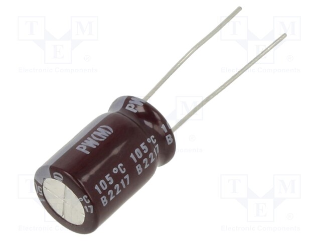 ALUMINUM ELECTROLYTIC CAPACITOR, 220UF, 50V, 20%, RADIAL
