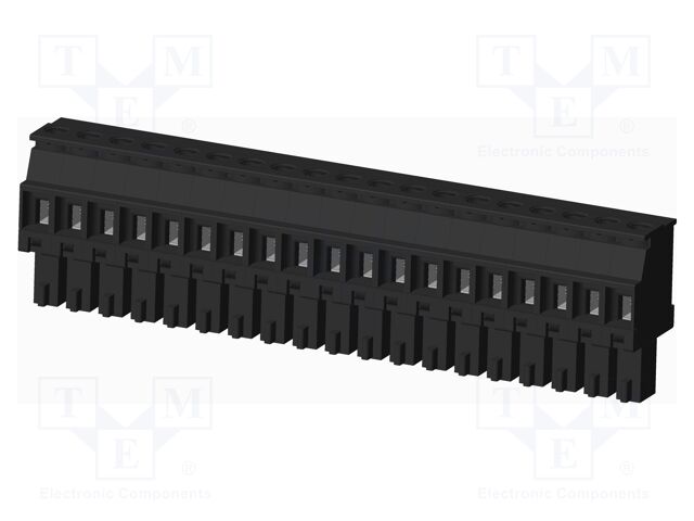Connector: pluggable terminal block; plug; female; angled 90°