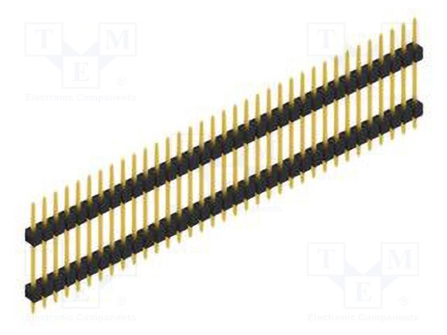 Connector: pin strips; pin header; male; PIN: 35; 2.54mm; THT; 1x35