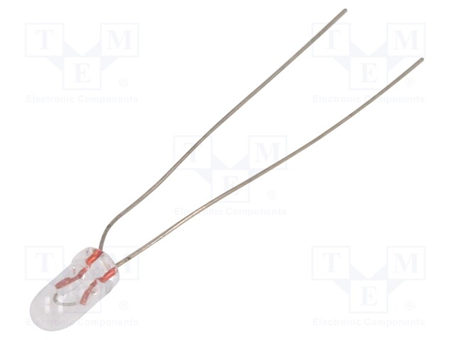 Filament lamp: miniature; 5VDC; 115mA; Bulb: T1; Ø: 3.15mm; L: 6.35mm