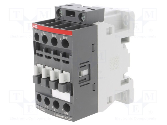 Contactor: 3-pole; NO x3; Auxiliary contacts: NC; 48÷130VAC; 16A