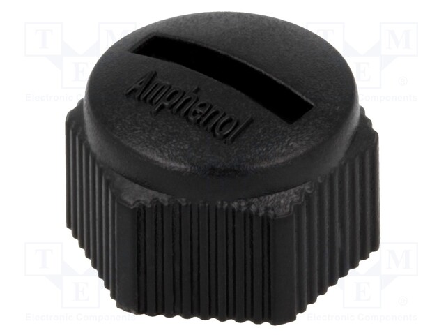 Protection cover; male M12 connectors; IP67; plastic
