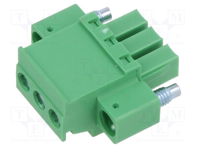 Connector: pluggable terminal block; plug; female; angled 90°