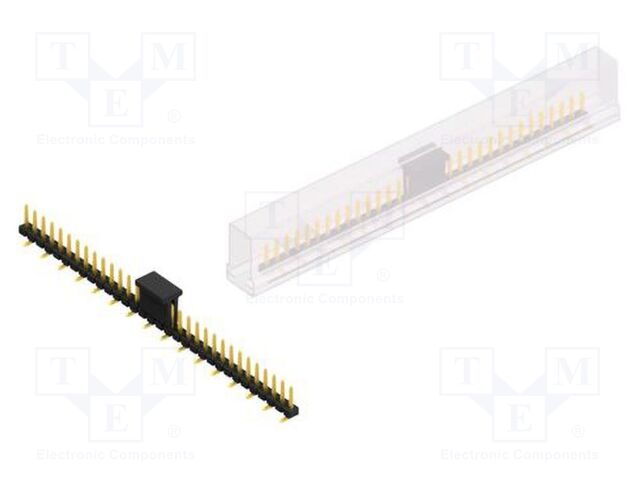 Connector: pin strips; pin header; male; PIN: 32; 2.54mm; SMT; 1x32