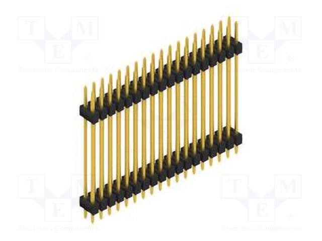 Connector: pin strips; pin header; male; PIN: 36; 2.54mm; THT; 2x18