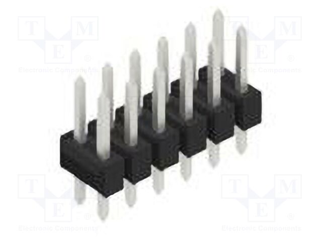 Connector: pin strips; pin header; male; PIN: 12; 2.54mm; THT; 2x6