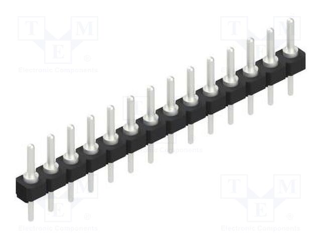 Connector: pin strips; pin header; male; PIN: 14; 2.54mm; THT; 1x14