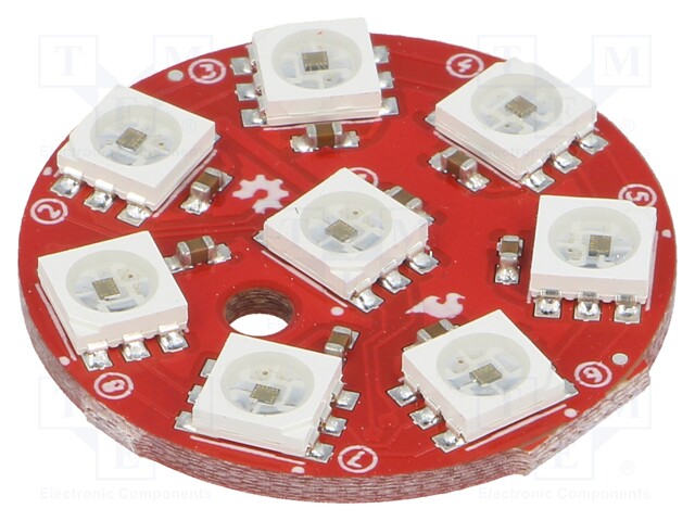 Module: LED controller; 5VDC; APA102C; 28.3x28.3x3.2mm