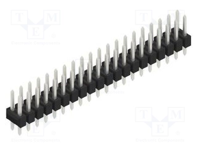 Connector: pin strips; pin header; male; PIN: 40; 2.54mm; THT; 2x20