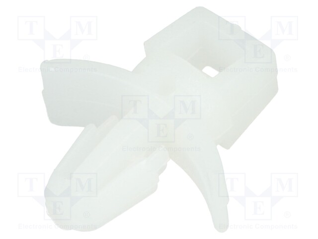 Holder; push-in; polyamide; Panel thick: 0.8÷2mm; Cutout: Ø4.8mm