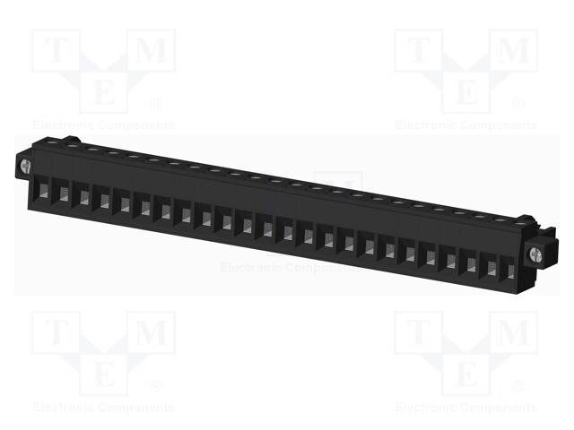 Connector: pluggable terminal block; plug; female; straight; 300V