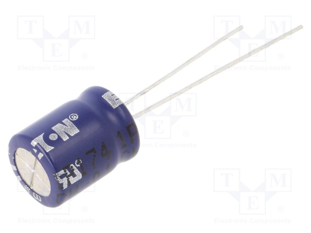 Supercapacitor; THT; 1.5F; 2.5VDC; -20÷80%; Body dim: Ø10x14mm