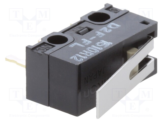 Microswitch SNAP ACTION; with lever; SPDT; 3A/125VAC; ON-(ON)