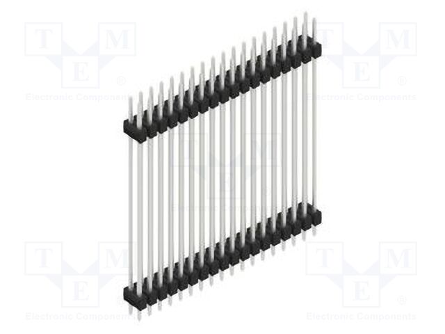Connector: pin strips; pin header; male; PIN: 36; 2.54mm; THT; 2x18
