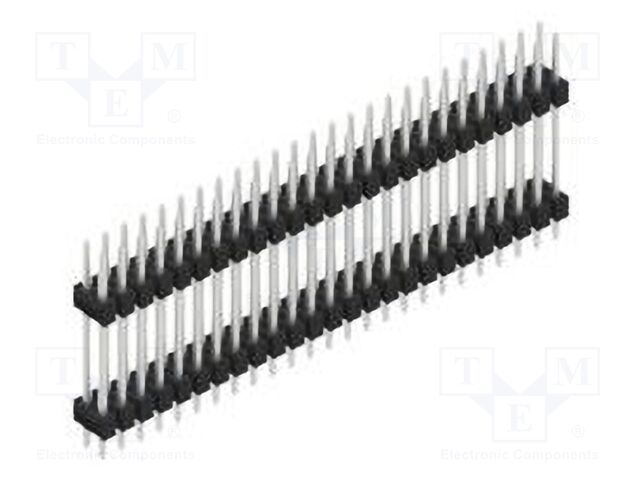 Connector: pin strips; pin header; male; PIN: 50; 2.54mm; THT; 2x25