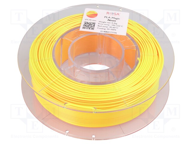 Filament: PLA Magic Silk; 1.75mm; neon; 195÷225°C; 300g