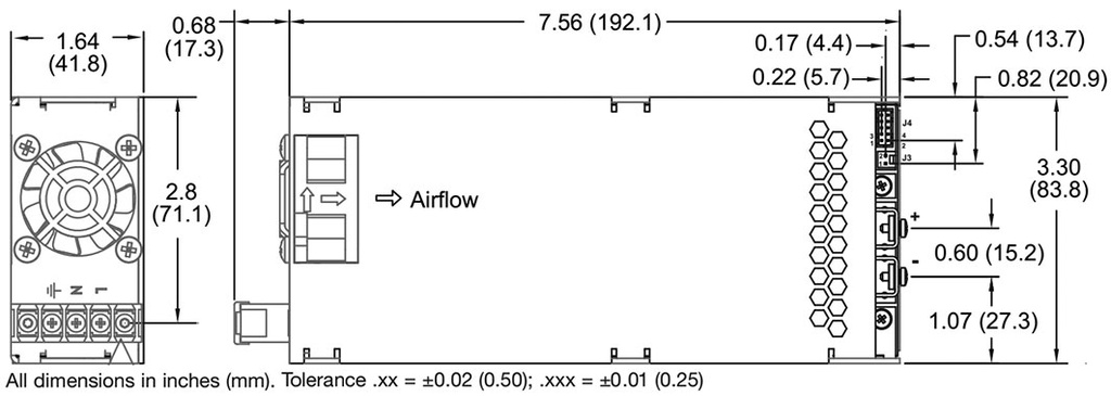 Power supply: switched-mode; OUT: 3; -40÷70°C
