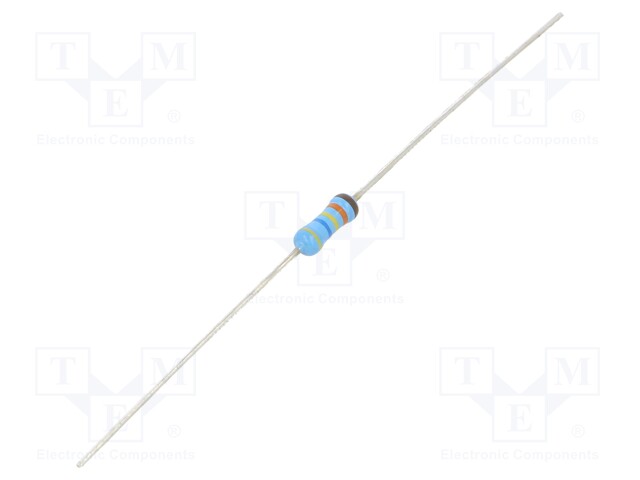 Resistor: thin film; THT; 464kΩ; 600mW; ±5%; Ø2.5x6.5mm; 50ppm/°C