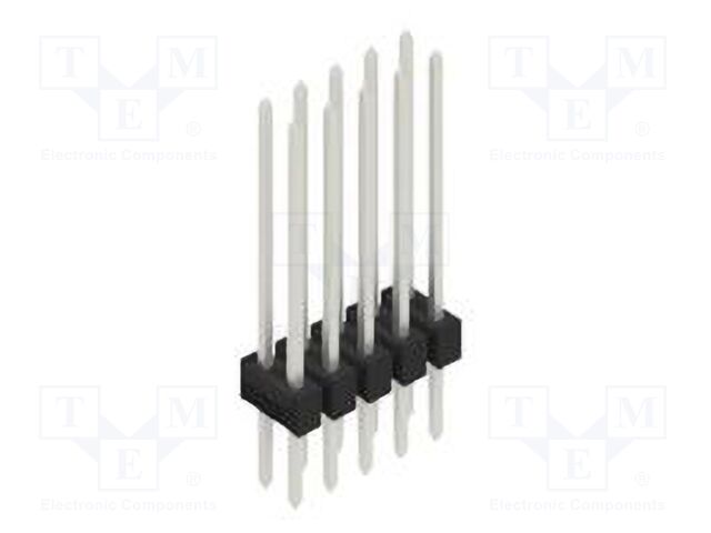 Connector: pin strips; pin header; male; PIN: 10; 2.54mm; THT; 2x5