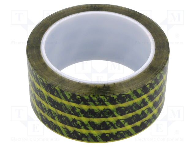 Packing tapes; ESD; L: 65.8m; W: 48mm; Thk: 0.06mm; 10÷100GΩ