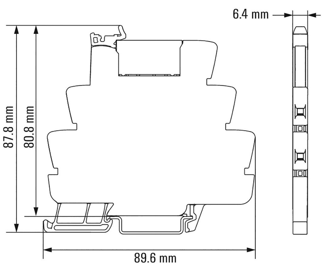 Relay: interface; SPST-NO; Ucntrl: 24VDC; 1A; 24÷240VAC; DIN