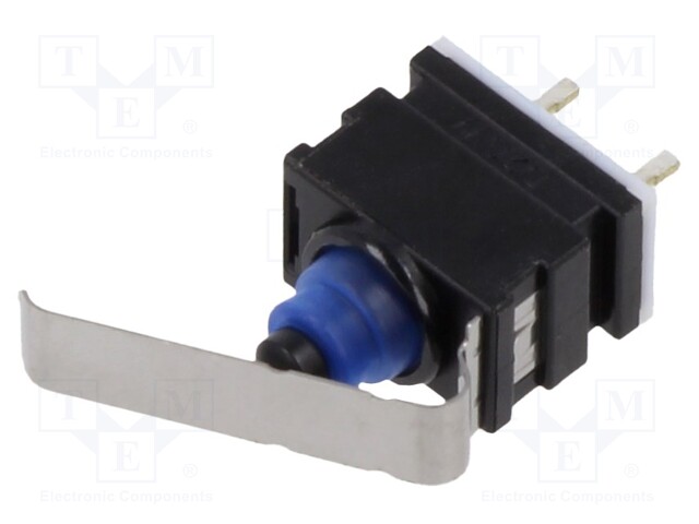 Microswitch SNAP ACTION; with lever with end bended out; Pos: 2