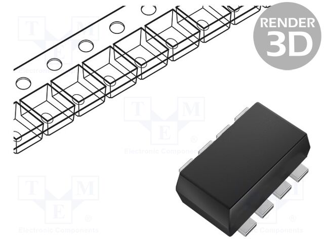 IC: analog switch; multiplexer; Ch: 2; SOT-5X3-8; 1.6÷5.5VDC