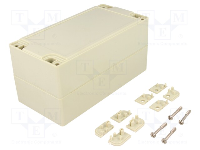 Enclosure: multipurpose; X: 80mm; Y: 160mm; Z: 80mm; ABS; IP65