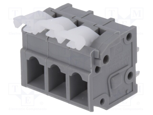 PCB terminal block; straight; 5mm; ways: 3; on PCBs; 0.2÷2.5mm2