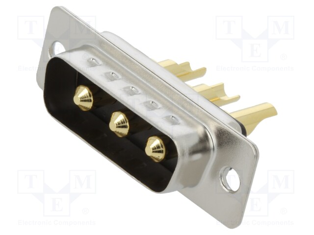 Special D-Sub; PIN: 3; plug; male; for cable; soldering; MHCD; 240V