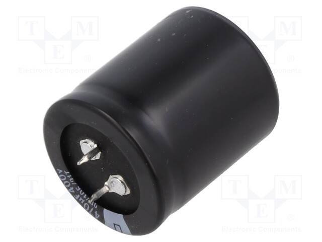 Capacitor: electrolytic; SNAP-IN; 470uF; 400VDC; Ø35x40mm; ±20%